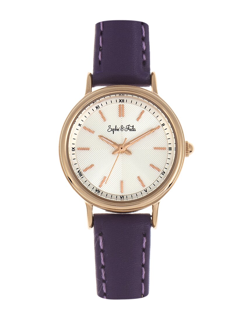 Sophie And Freda Berlin Quartz Silver Dial Ladies Watch Sf4805