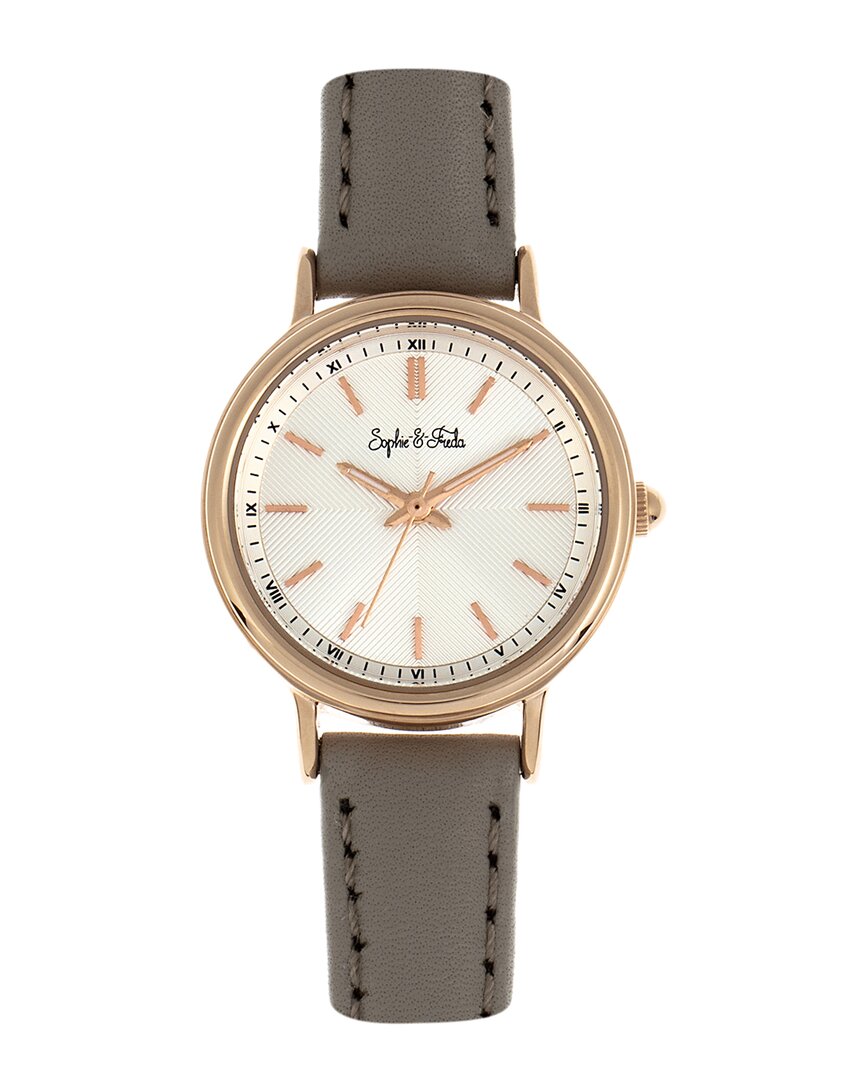 Sophie And Freda Berlin Quartz Silver Dial Ladies Watch Sf4806