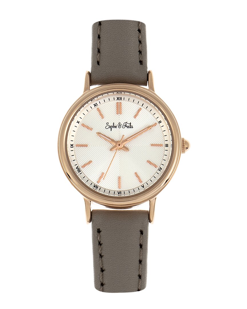 Sophie And Freda Women's Berlin Watch In Neutral