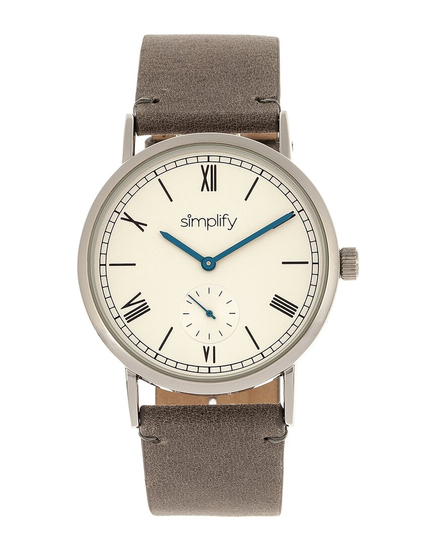 Simplify Unisex The 5100 Watch In Brown