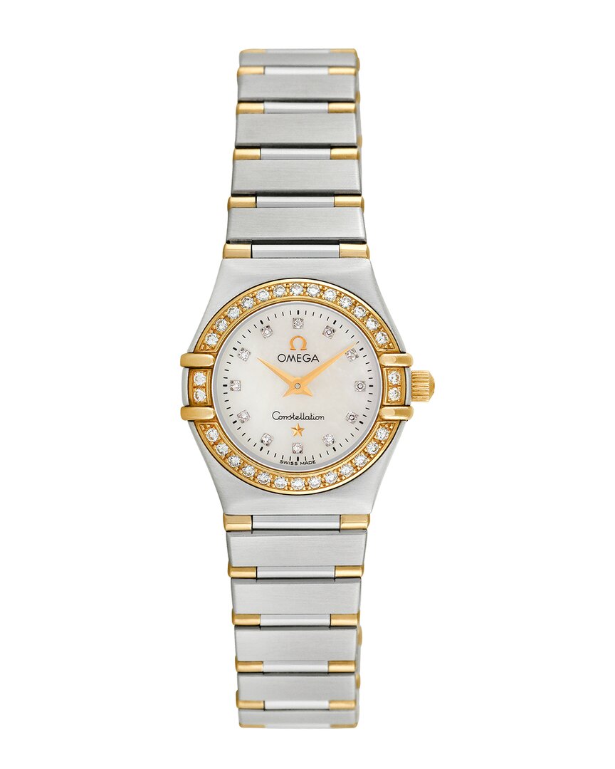 Omega Women's Constellation Diamond Watch, Circa 1990's (authentic Pre-loved)