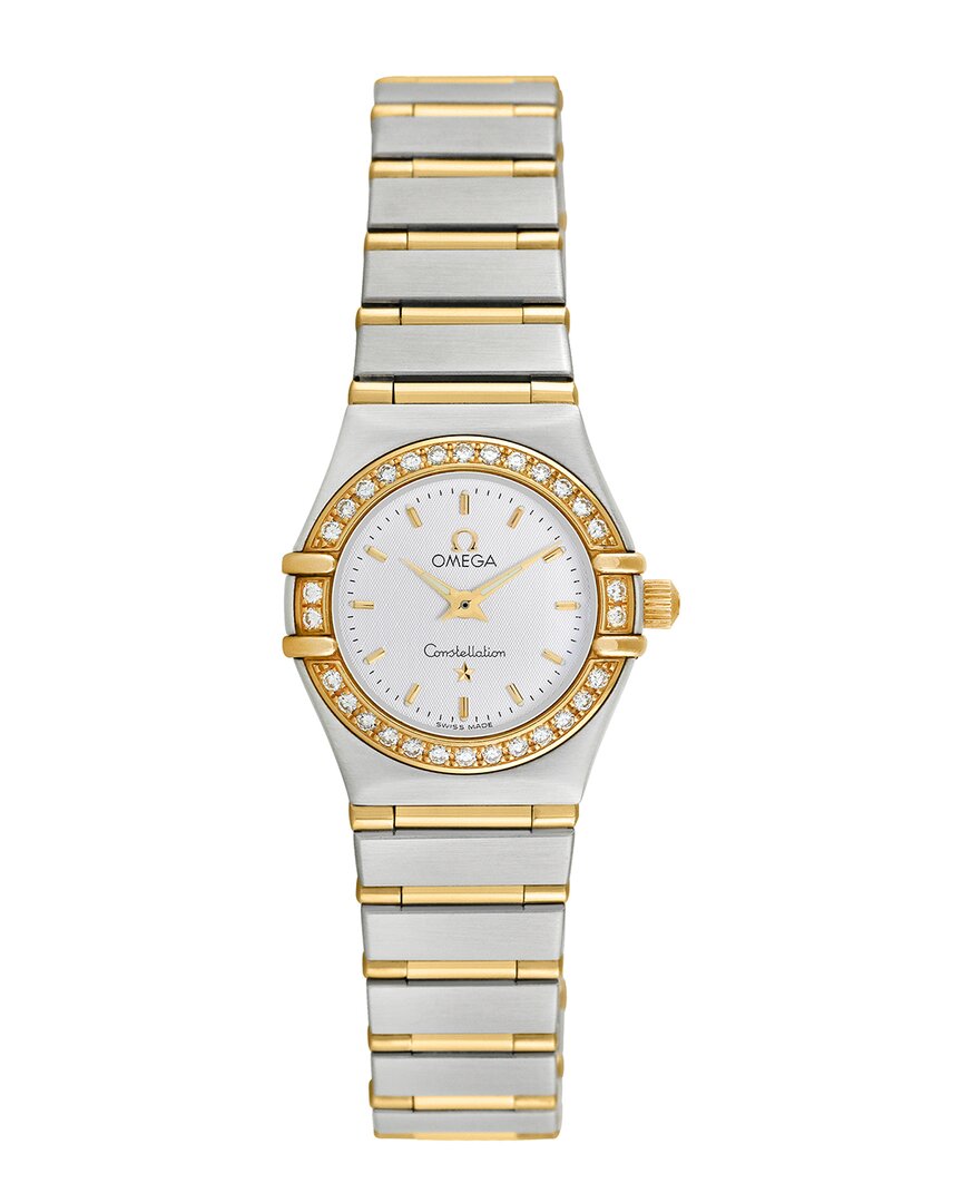 Omega Women's Constellation Diamond Watch, Circa 1990's (authentic Pre-loved)