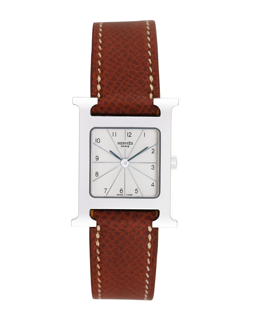 Pre-owned Hermes Hermès Women's H-watch Watch, Circa 2000's (authentic Pre-loved)