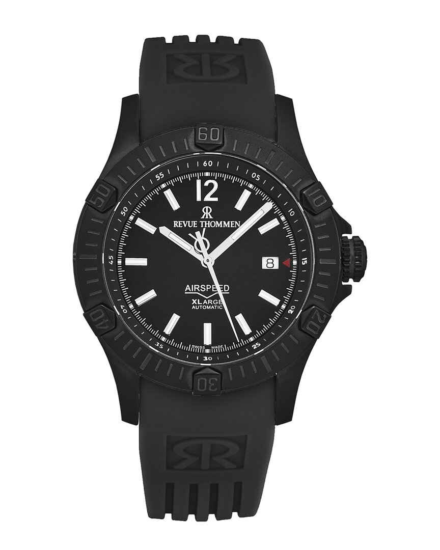 Revue Thommen Air Speed Automatic Black Dial Men's Watch 16070.4677