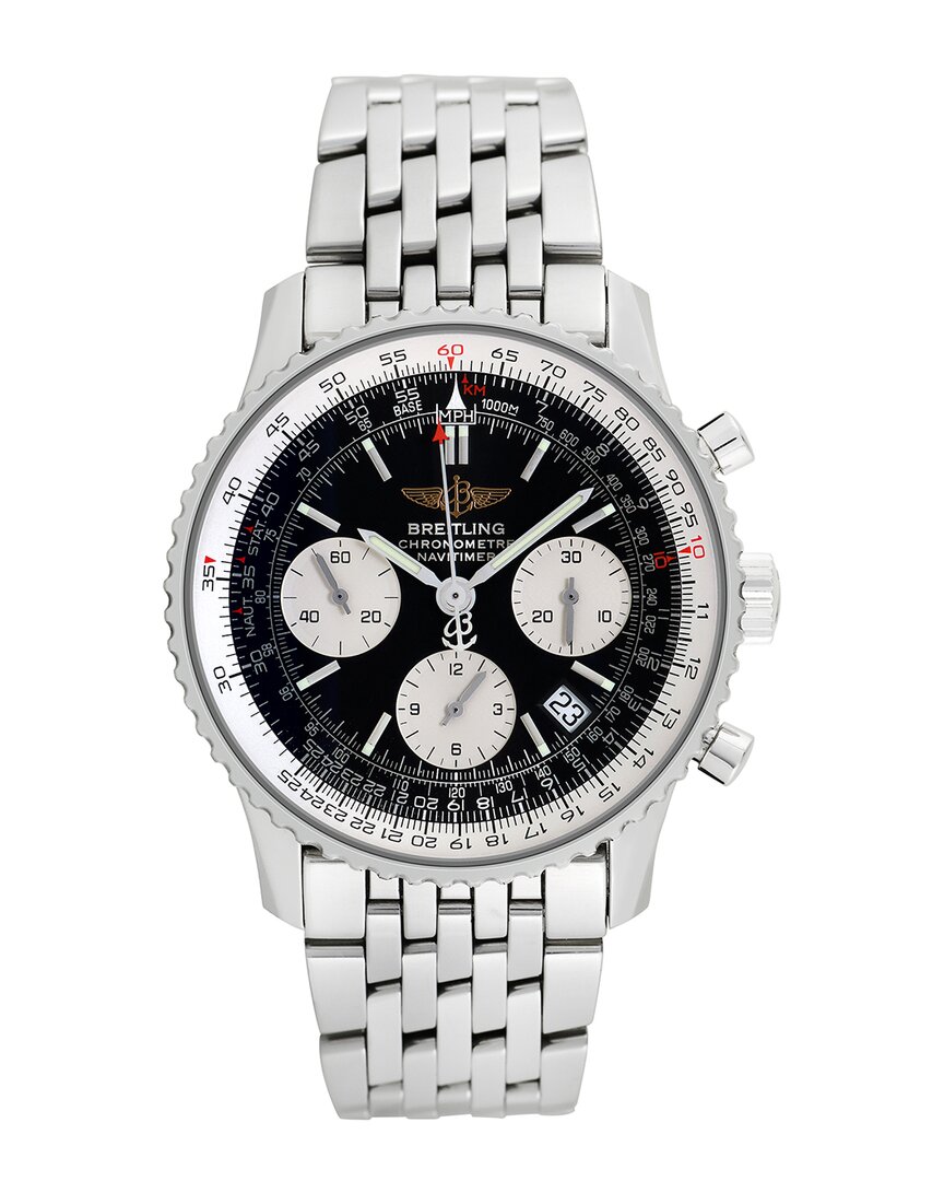 Breitling Men's Navitimer Watch, Circa 2000's (authentic Pre-loved) In Metallic