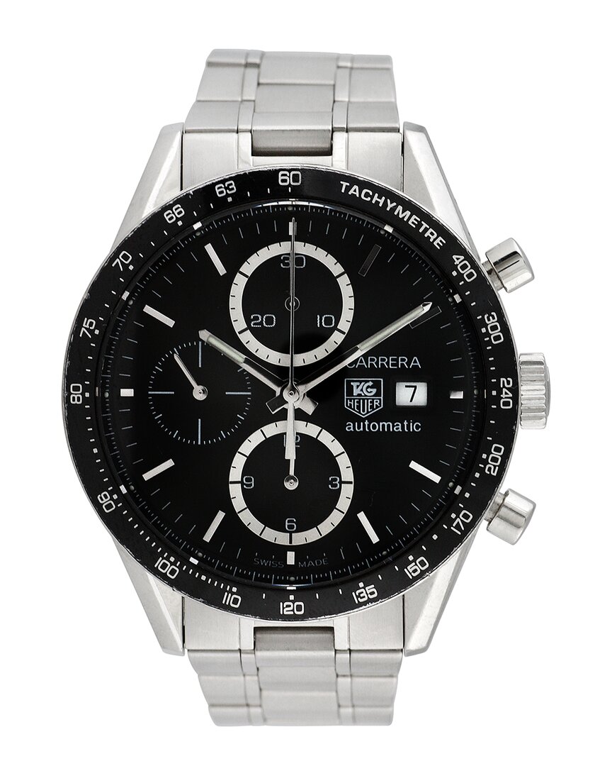 Tag Heuer Men's Carrera Watch, Circa 2000s (authentic ) In Metallic