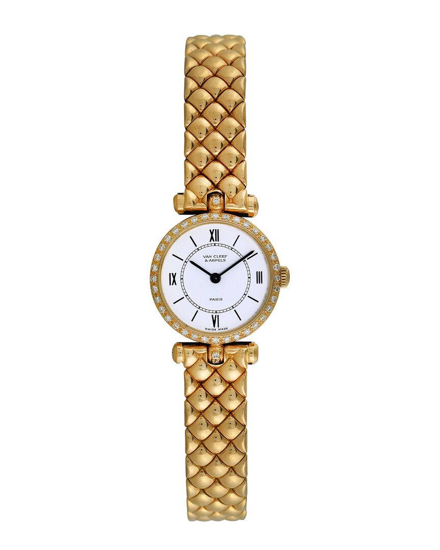 Van Cleef & Arpels Women's Classic La Collection Diamond Watch, Circa 2000's (authentic Pre-loved)