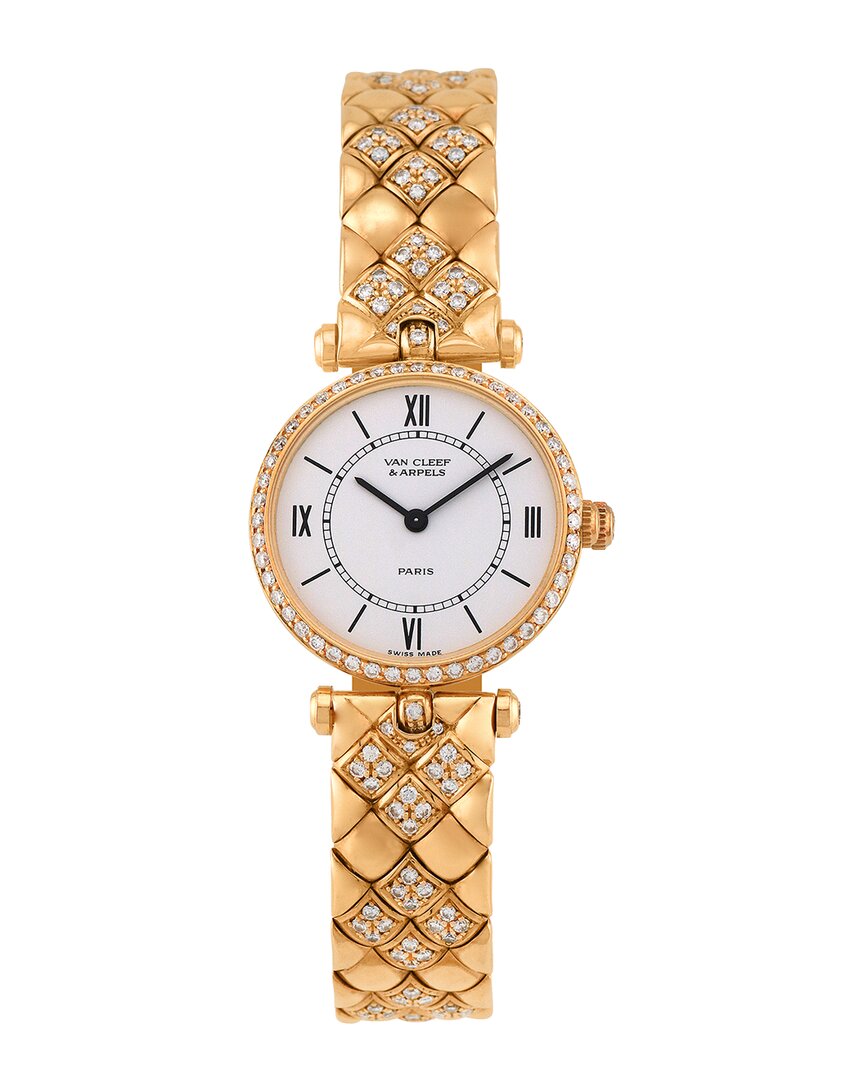 Van Cleef & Arpels Women's Classique Paris Diamond Watch, Circa 2000's (authentic Pre-loved)
