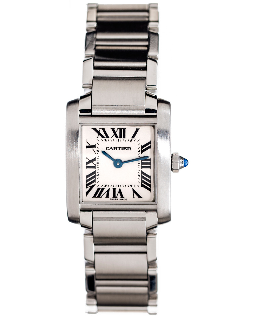 Cartier Women's Tank Francaise Watch In Silver