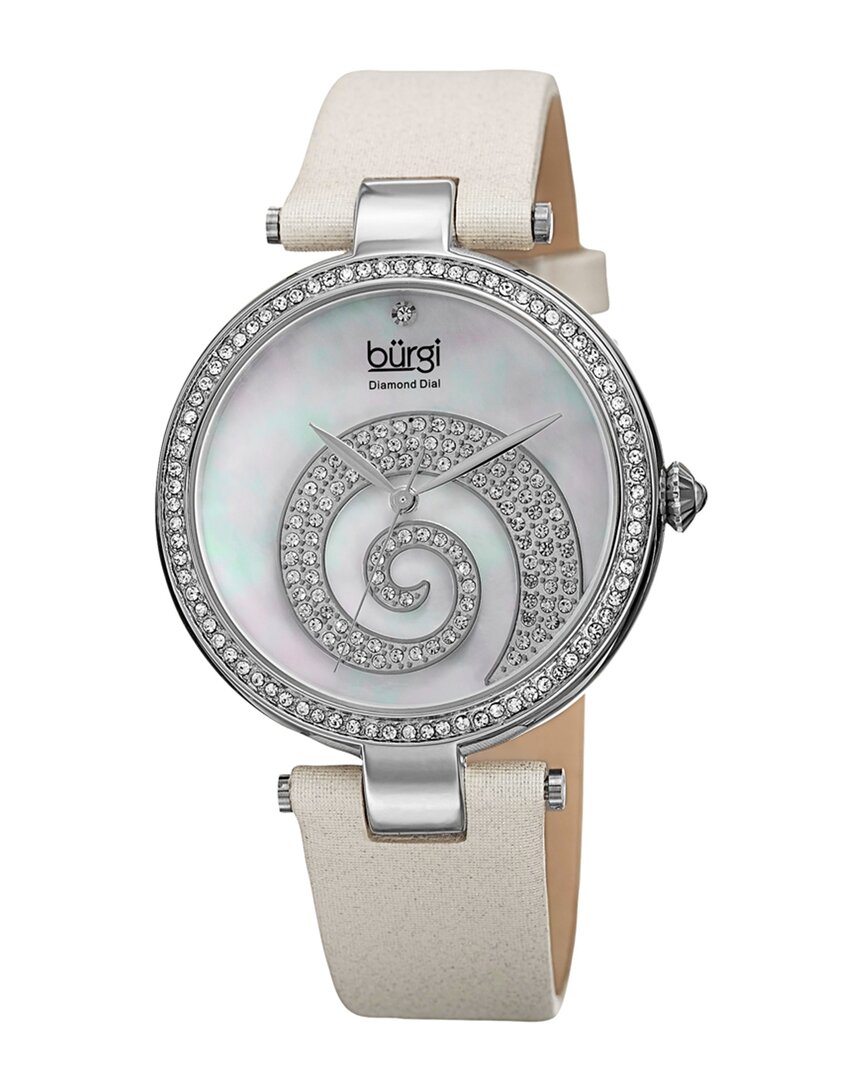 Burgi Women's Dress Diamond Watch