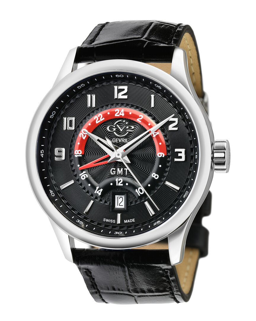 Shop Gv2 Men's Giromondo Watch In Black