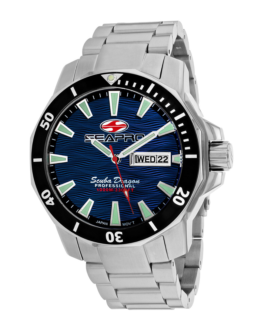Seapro Men's Scuba Dragon Diver Limited Edition 1000 Meters Watch
