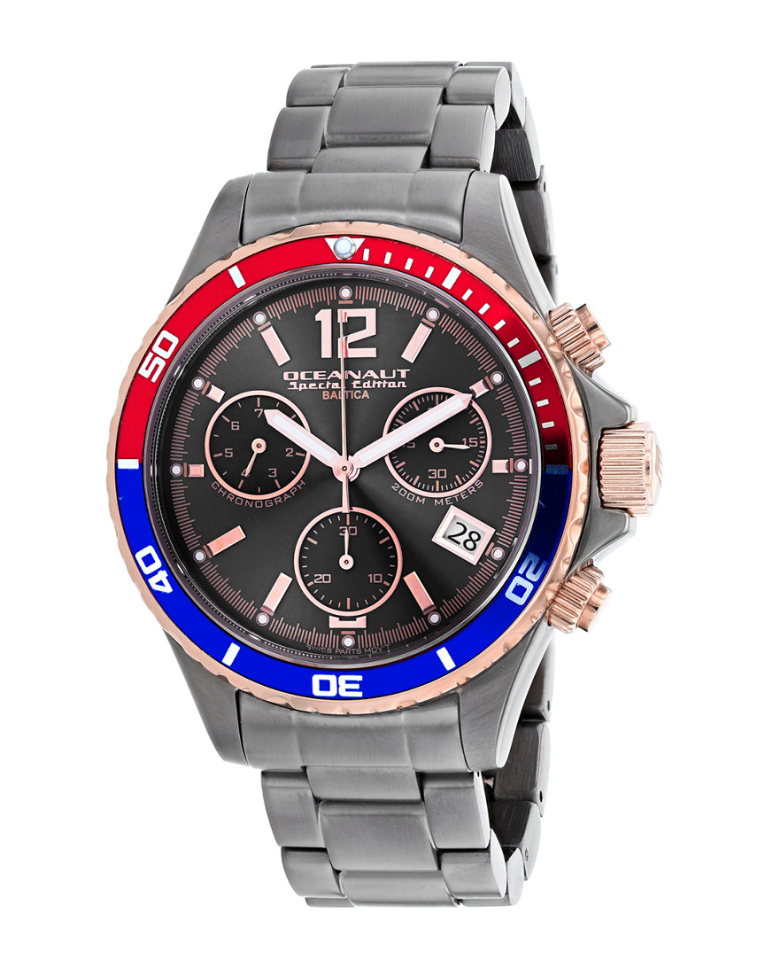 Oceanaut Men's Black Dial Watch