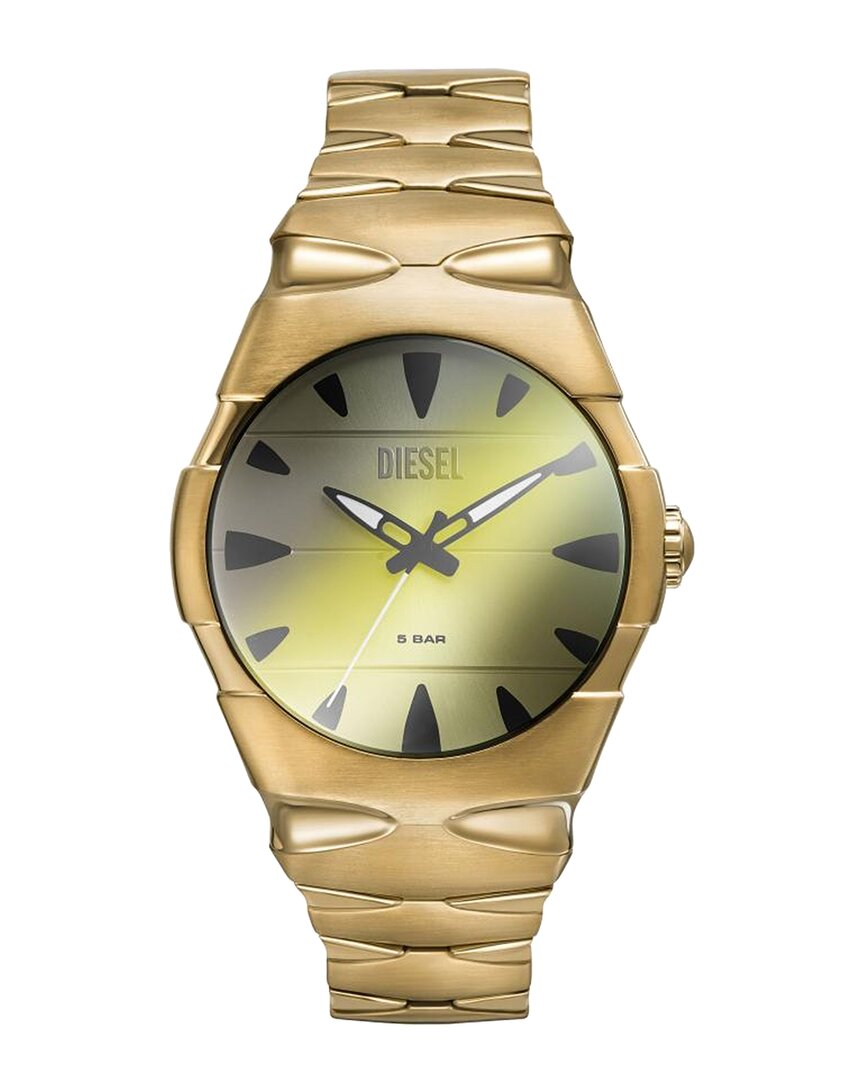 Diesel Orologio D-sruptor Con Cinturino In Acciaio Inossidabile In Gold