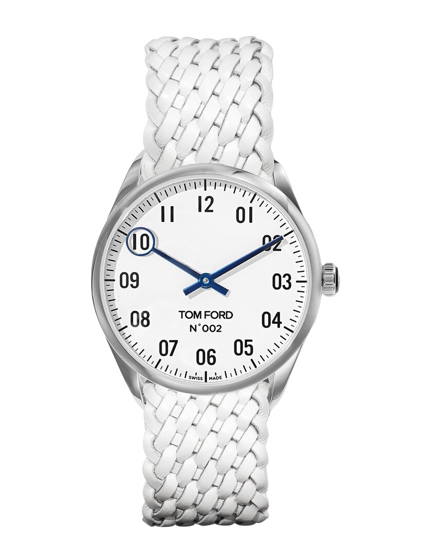 Tom Ford Unisex 002 Watch In White