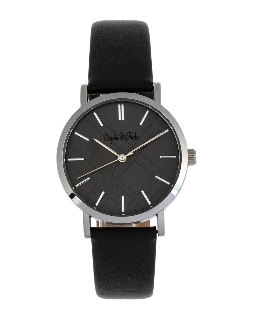 Sophie And Freda Women's Budapest Watch In Black