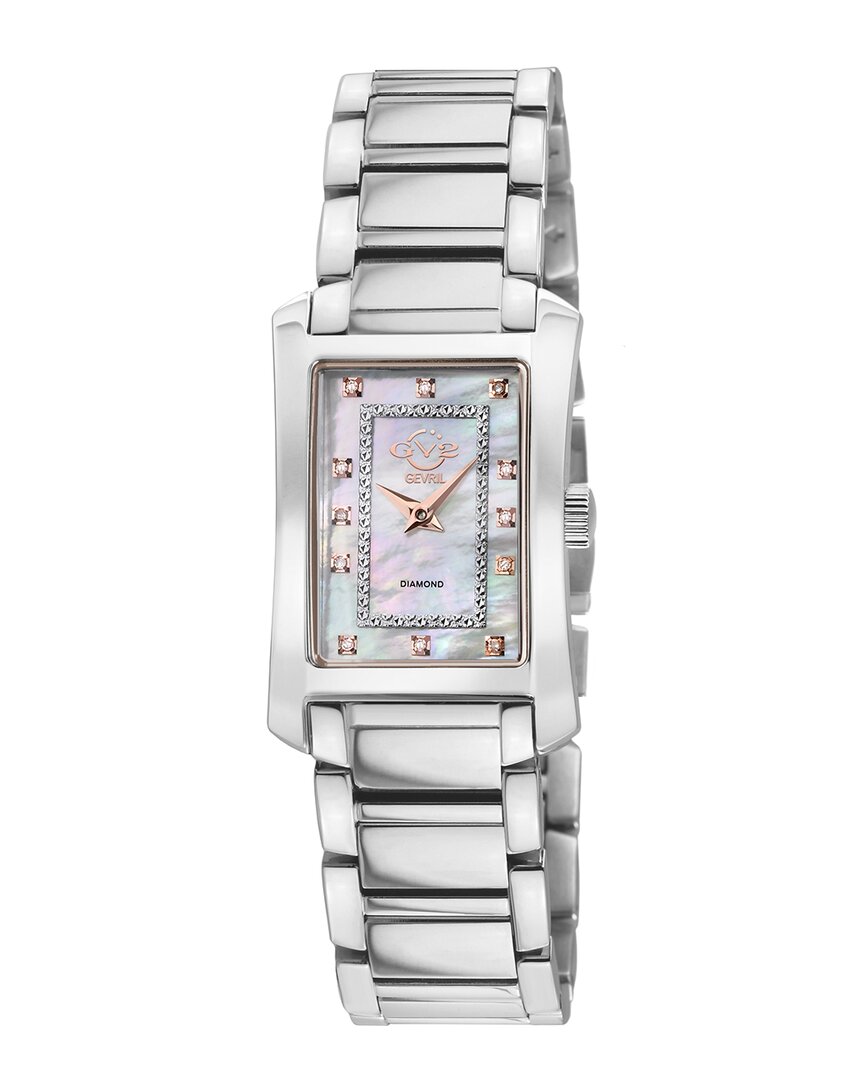 Gv2 Women's Luino Diamond Watch In Metallic