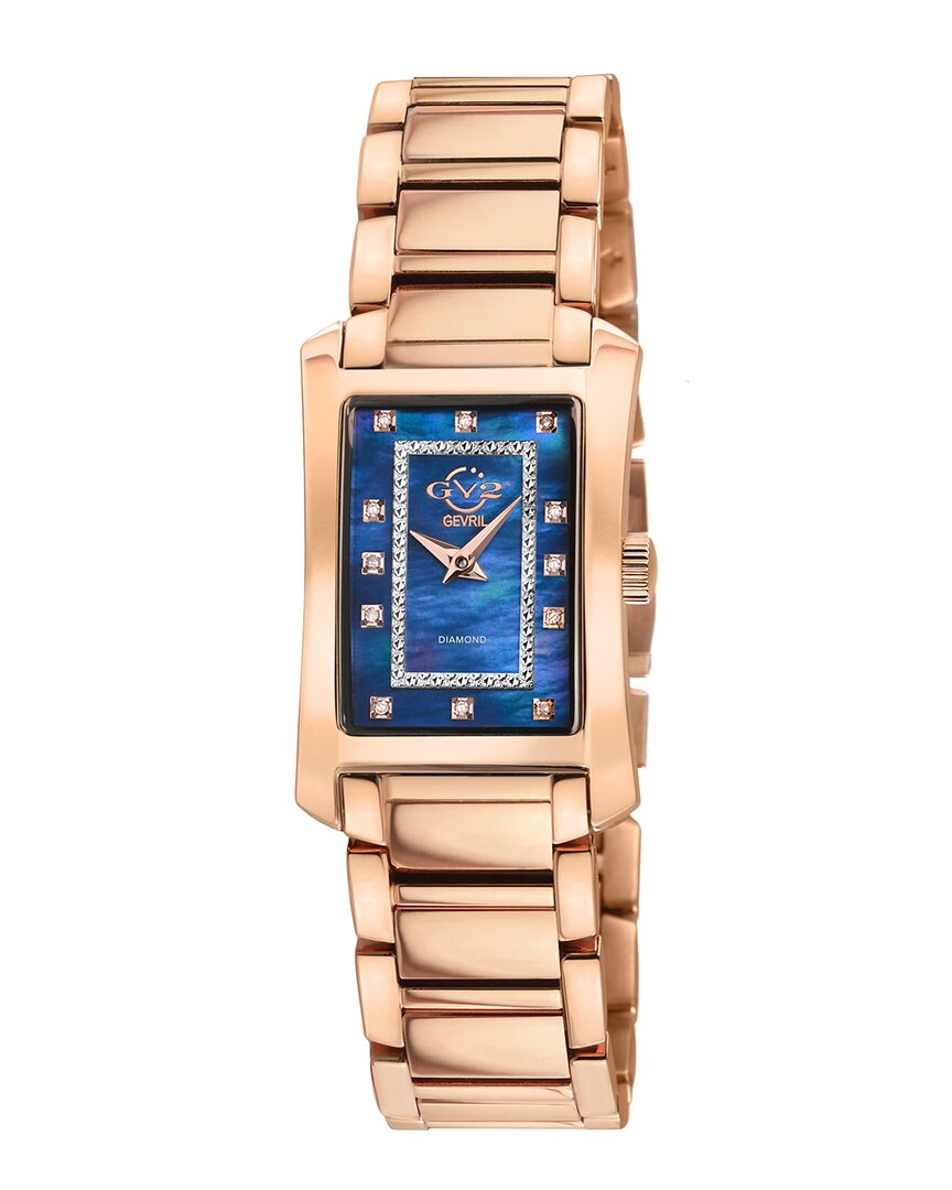 Gv2 Women's Luino Diamond Watch In Gold