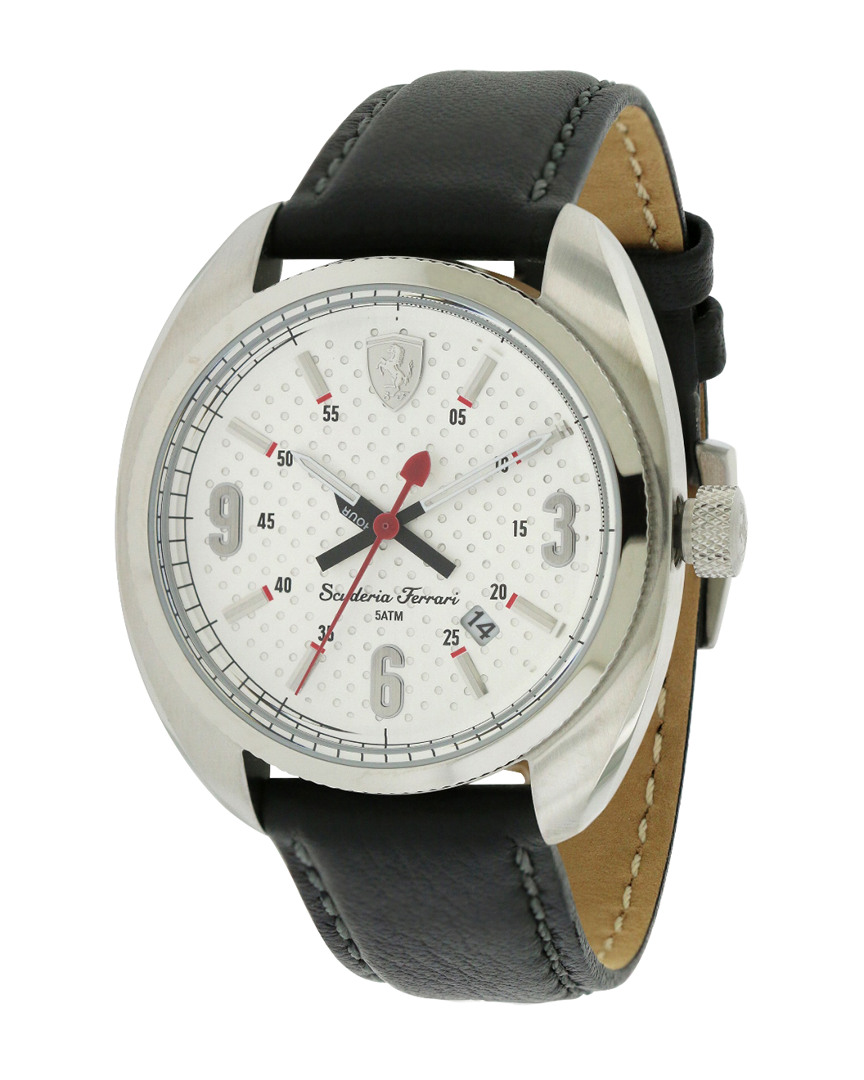 Ferrari Men's Leather Watch