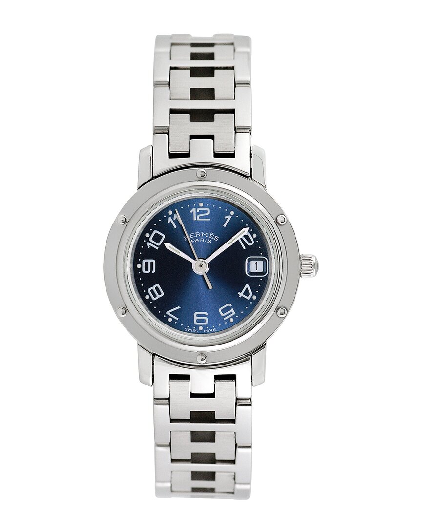 Pre-owned Heritage Hermes Hermès Women's Clipper Watch, Circa 1990s (authentic )