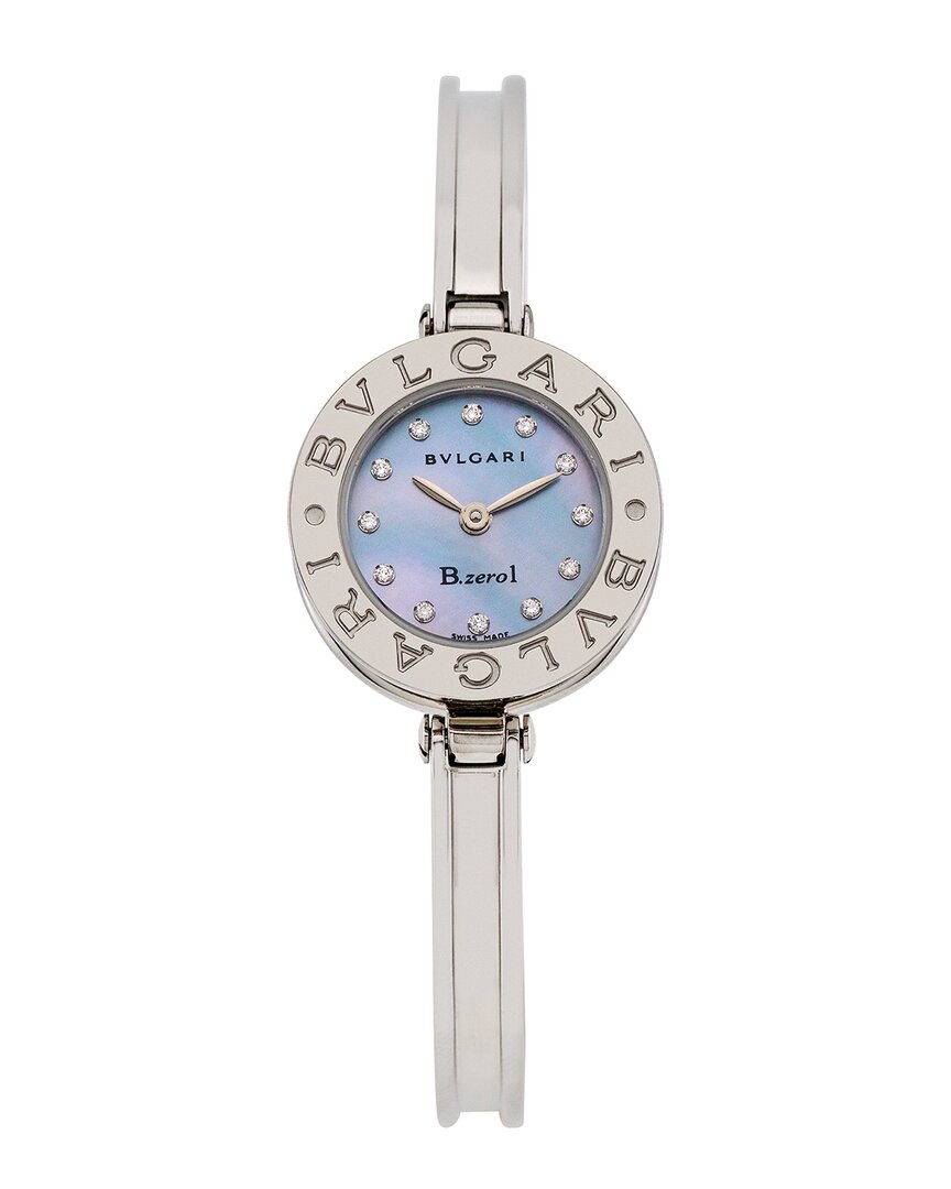 Bvlgari Bulgari Women's B Zero 1 Diamond Watch, Circa 2000s (authentic ) In Metallic