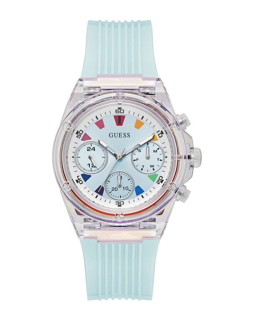 Guess Women's Athena Blue Dial Watch In Blue