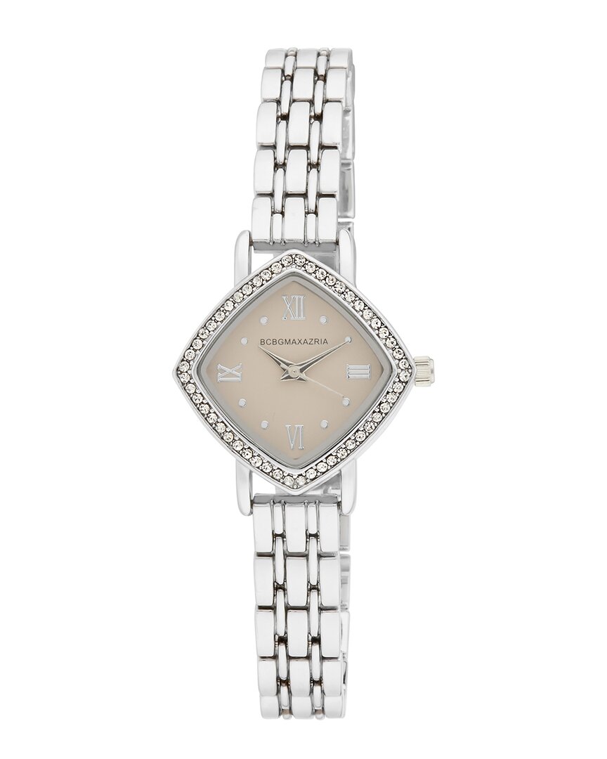 Bcbg Maxazria Women's Diamond Contour 27 Watch In Metallic