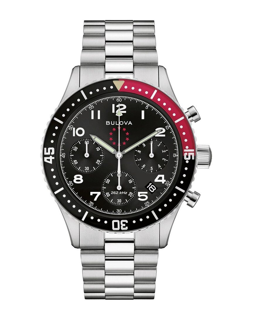 Bulova Marine Star Chronograph, 43mm In Black