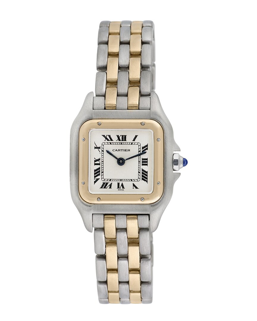 Cartier Women's Panthere Watch, Circa 1980s (authentic ) In Metallic