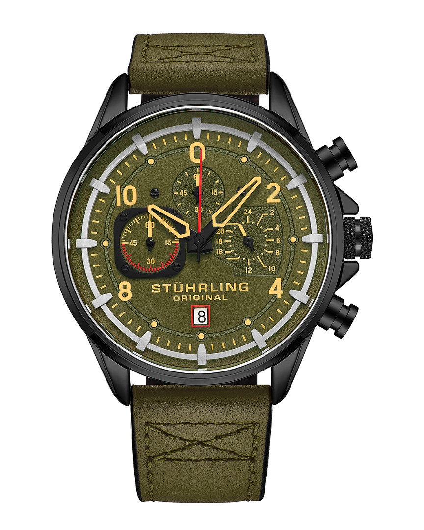 Stuhrling Original Men's Aviator Watch