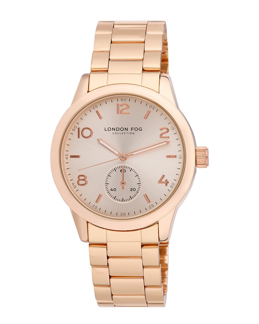 London Fog Unisex Perth Watch In Gold