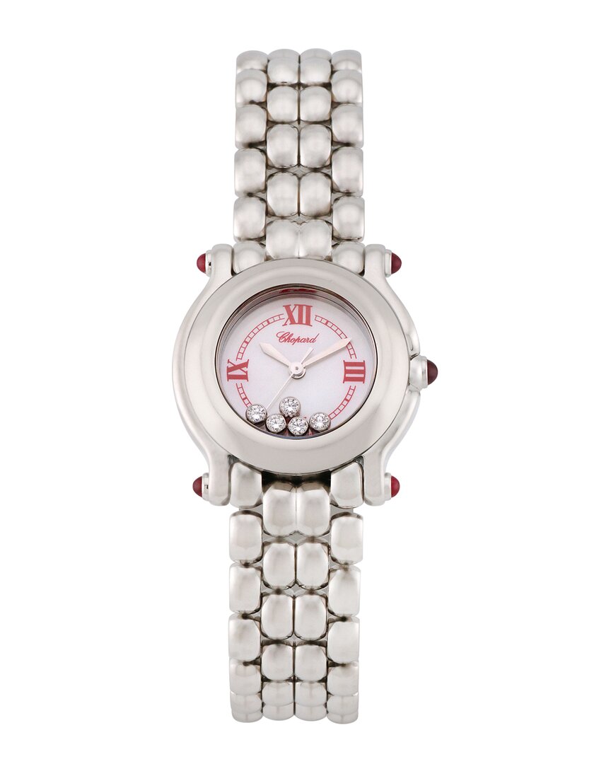 Chopard Women's Happy Sport Diamond Watch (authentic Pre-loved) In Metallic