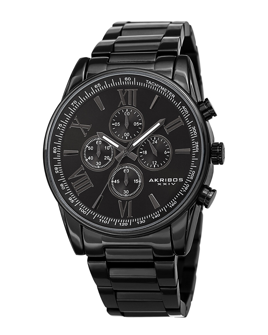 Shop Akribos Xxiv Men's Stainless Steel Watch