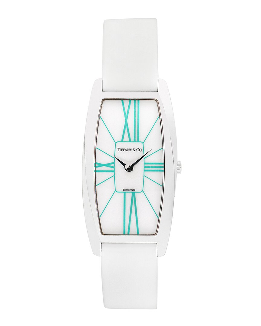 Tiffany & Co . Women's Gemea Watch, Circa 2000s (authentic ) In White