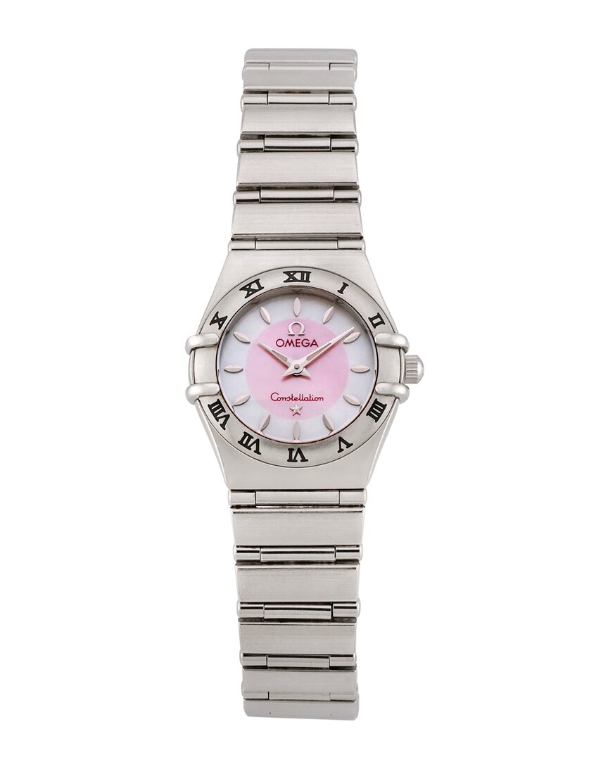 Omega Women's Constellation Watch, Circa 1990's (authentic Pre-loved) In Metallic