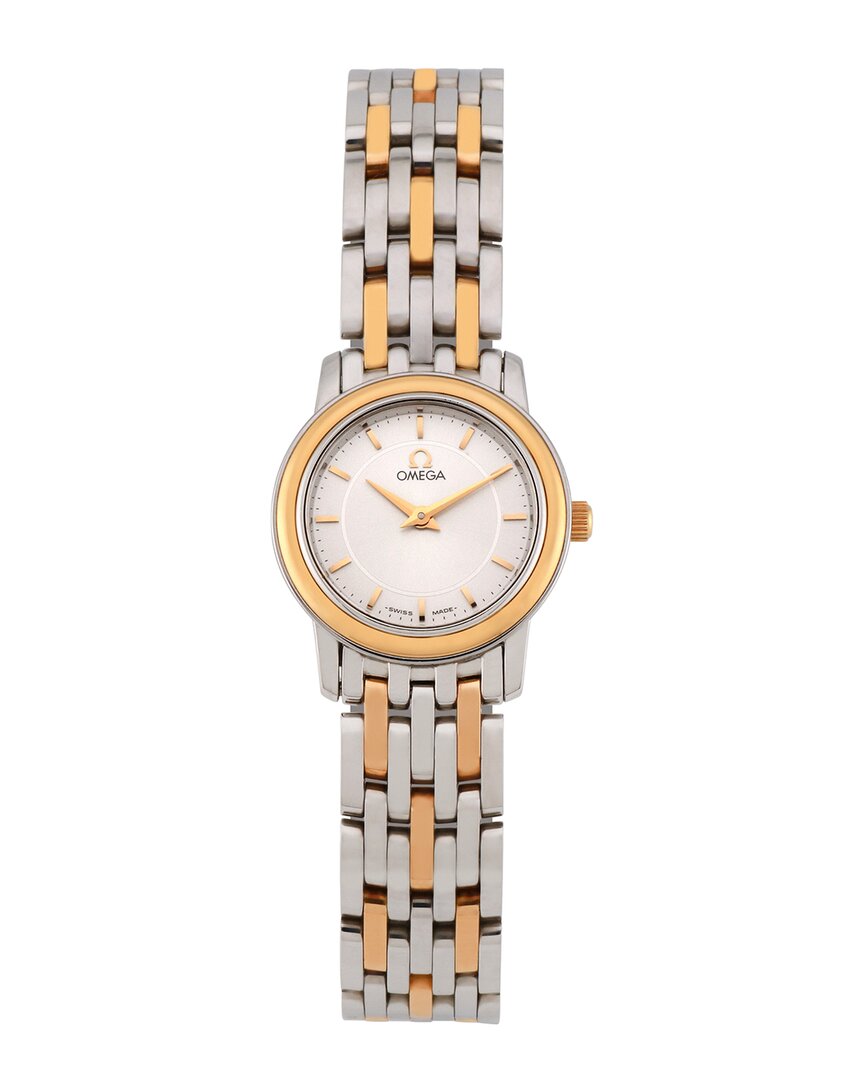 Omega Women's De Ville Watch, Circa 1990's (authentic Pre-loved) In Gold
