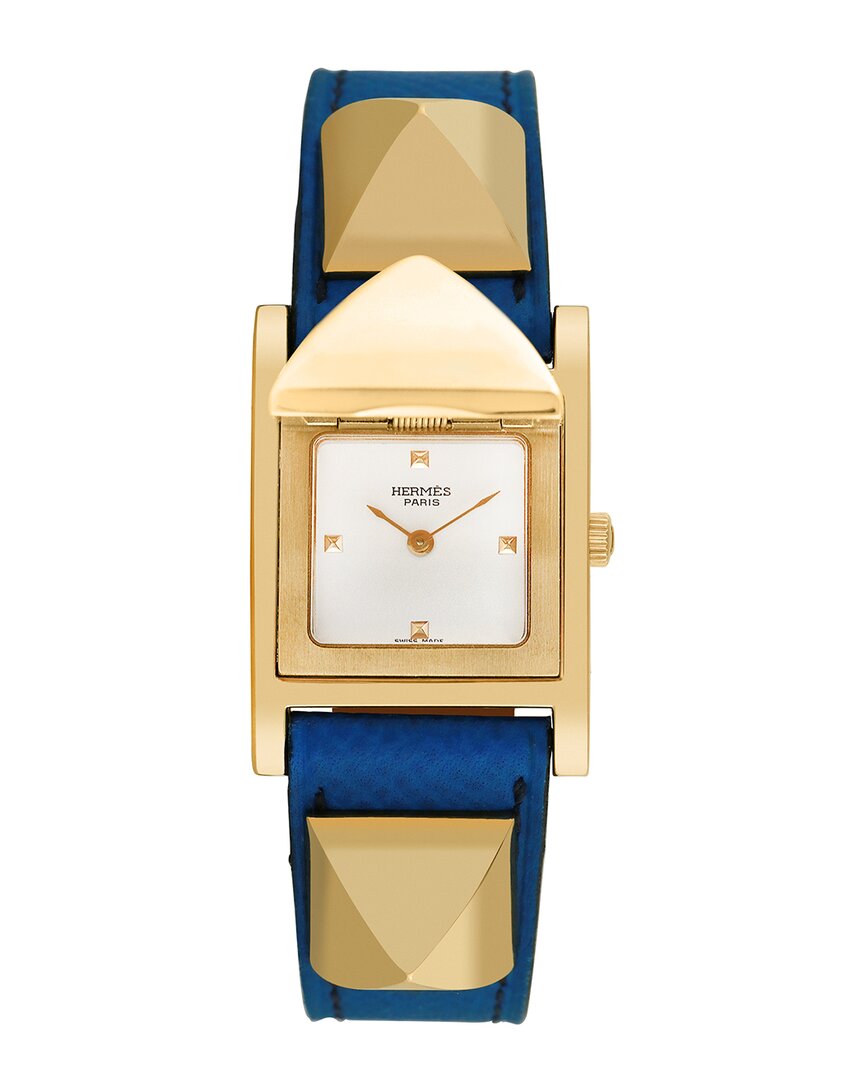 Pre-owned Hermes Hermès Women's Medor Watch, Circa 2000's (authentic Pre-loved)