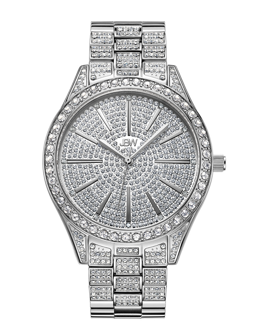Jbw Women's Swarovski (r) Crystal & Diamond Cristal Collection Watch In Silver