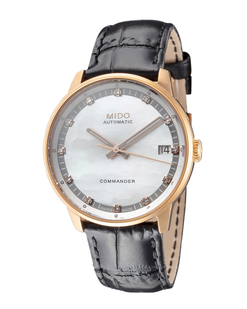 Mido Women's Commander Ii 33mm Automatic Watch