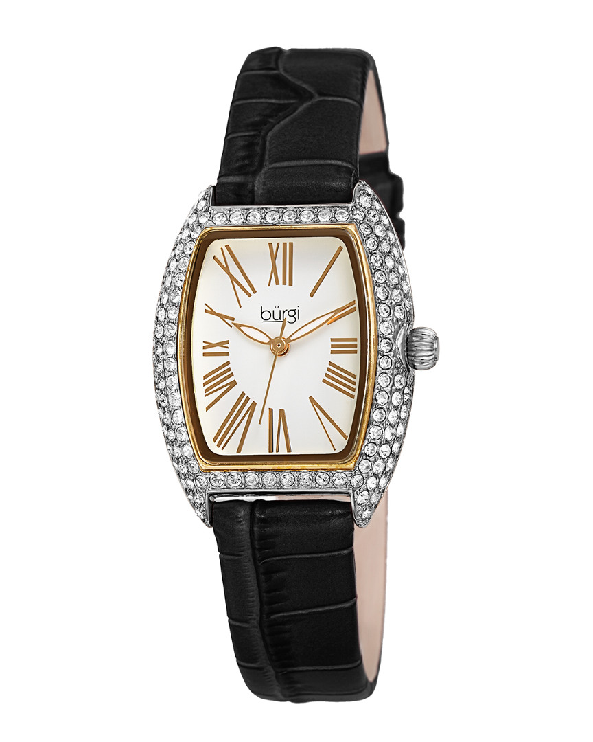 Burgi Women's Leather Watch
