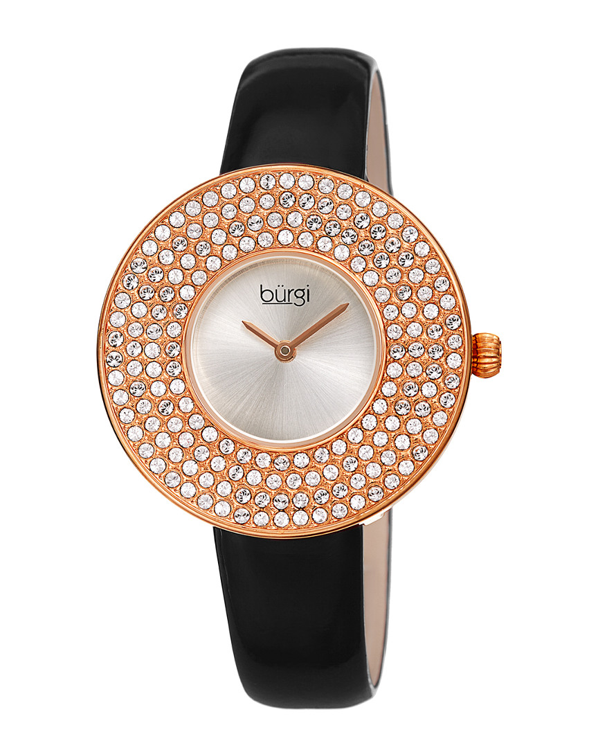 Burgi Women's Patent Watch