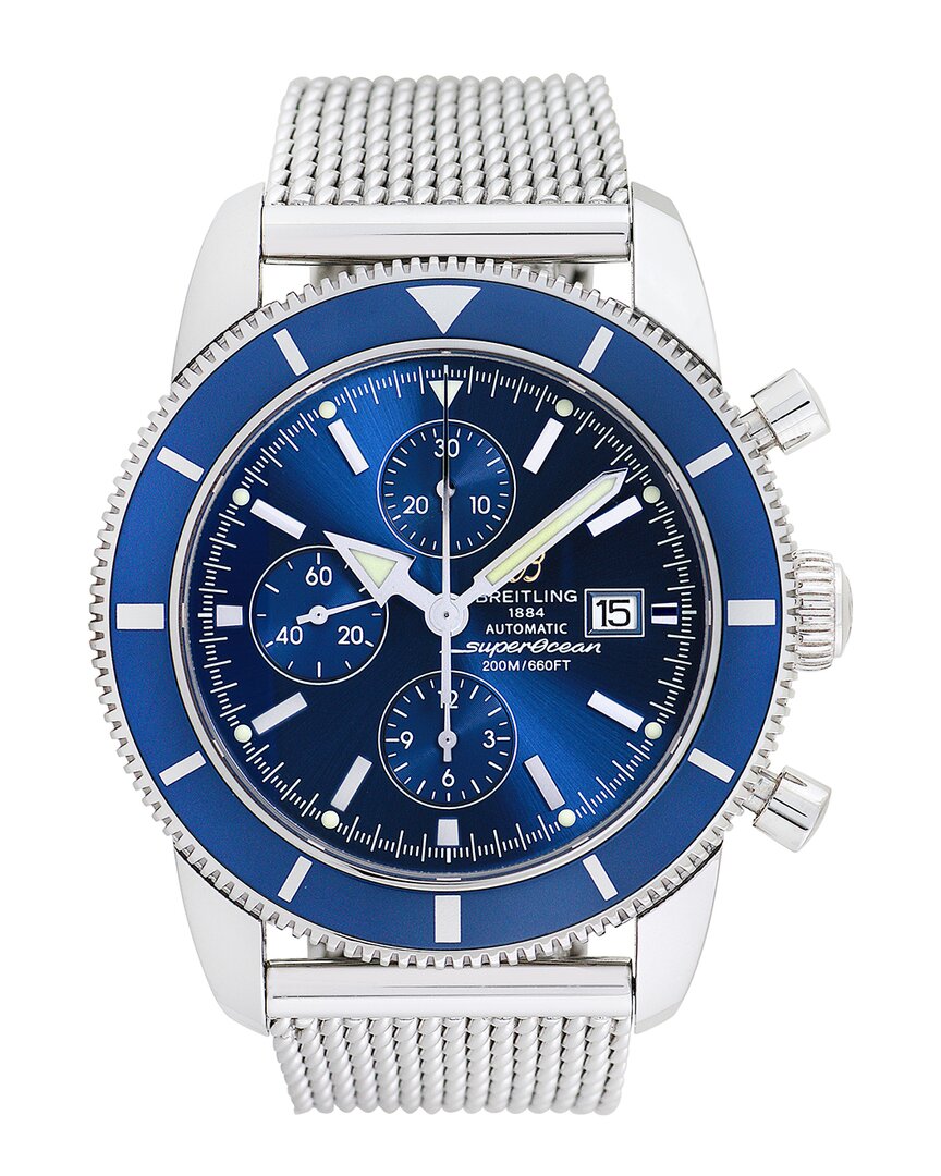 Pre-owned Breitling 763-11211 In Blue