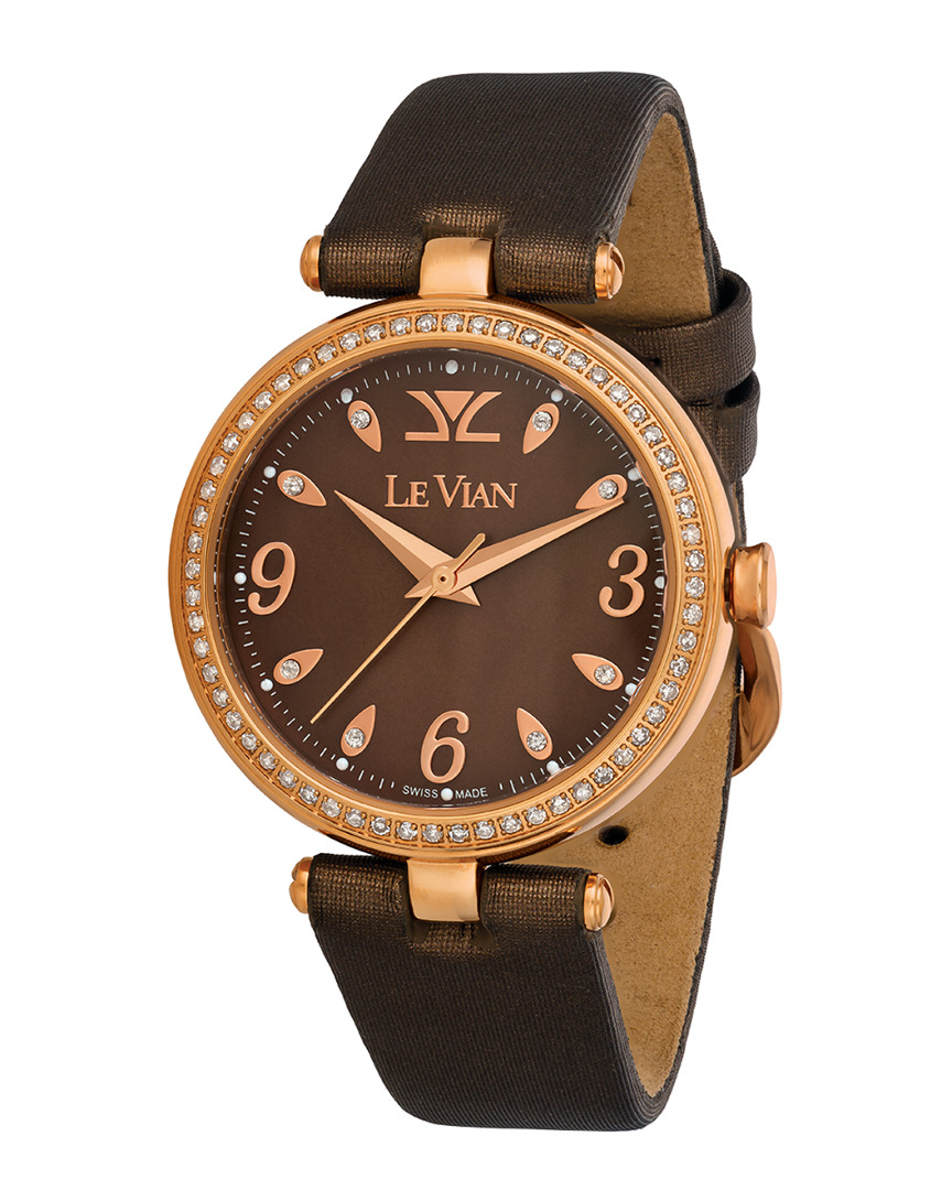Le Vian Women's Stainless Steel Diamond Watch