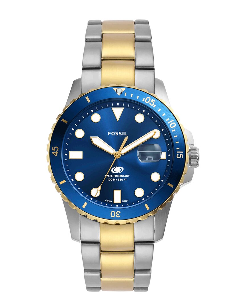 Fossil Men's Blue Dive Watch