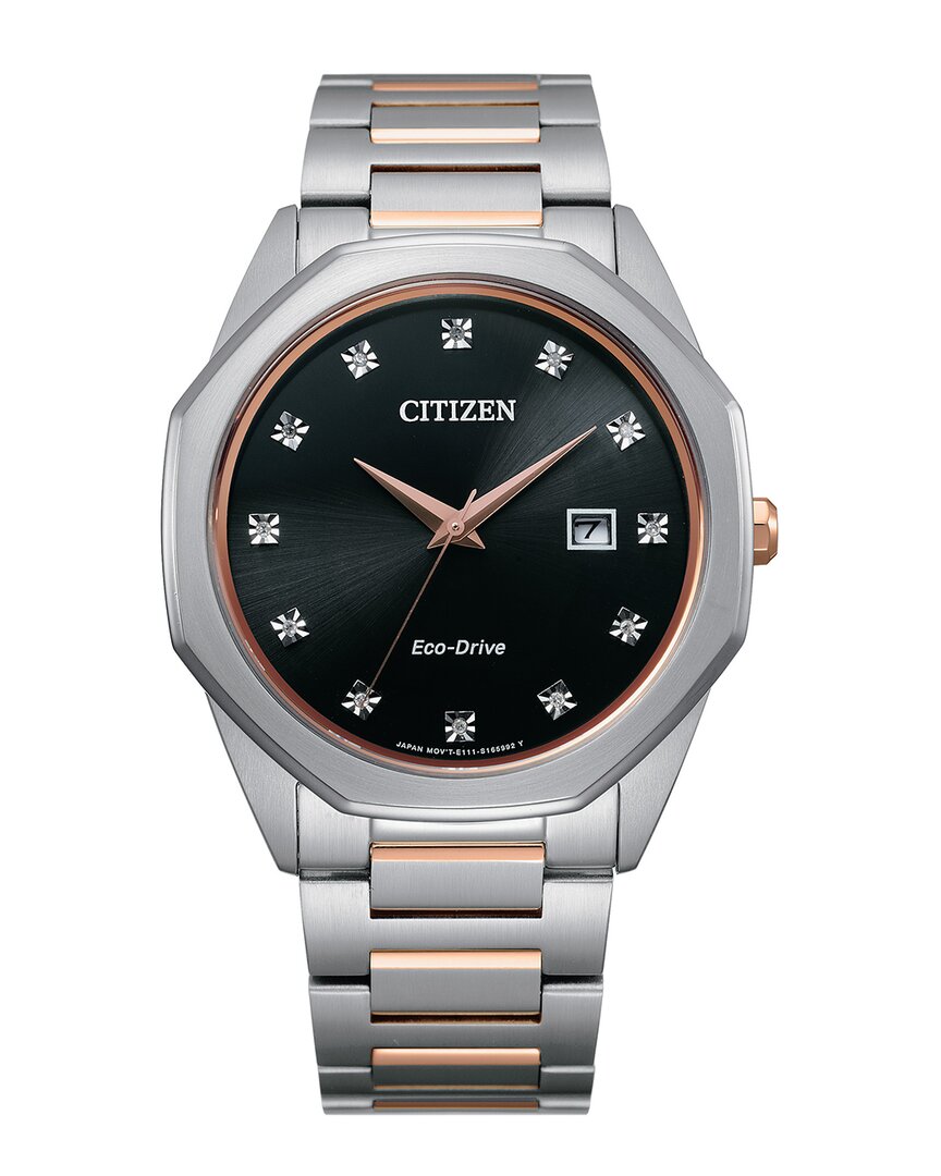 Citizen Men's Corso Diamond Eco-drive Diamond Watch