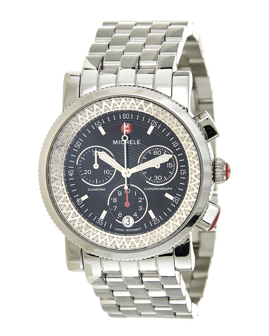 Michele Women's Sport Sail Diamond Watch