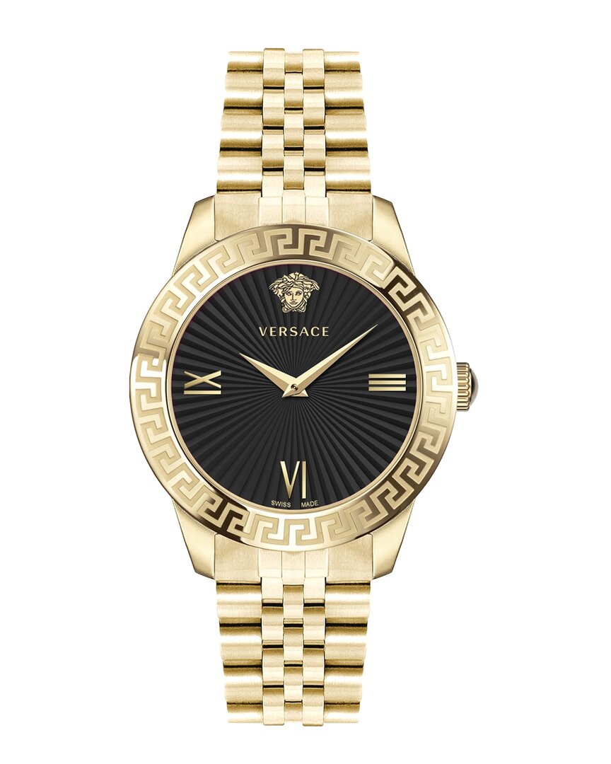 Versace Women's Greca Signature Watch In Gold
