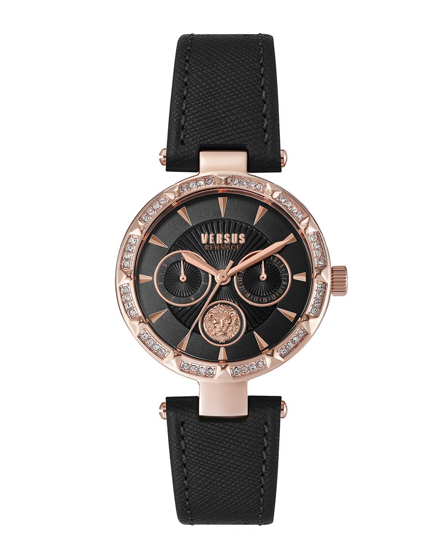 Versus Sertie Leather Strap Watch, 36mm