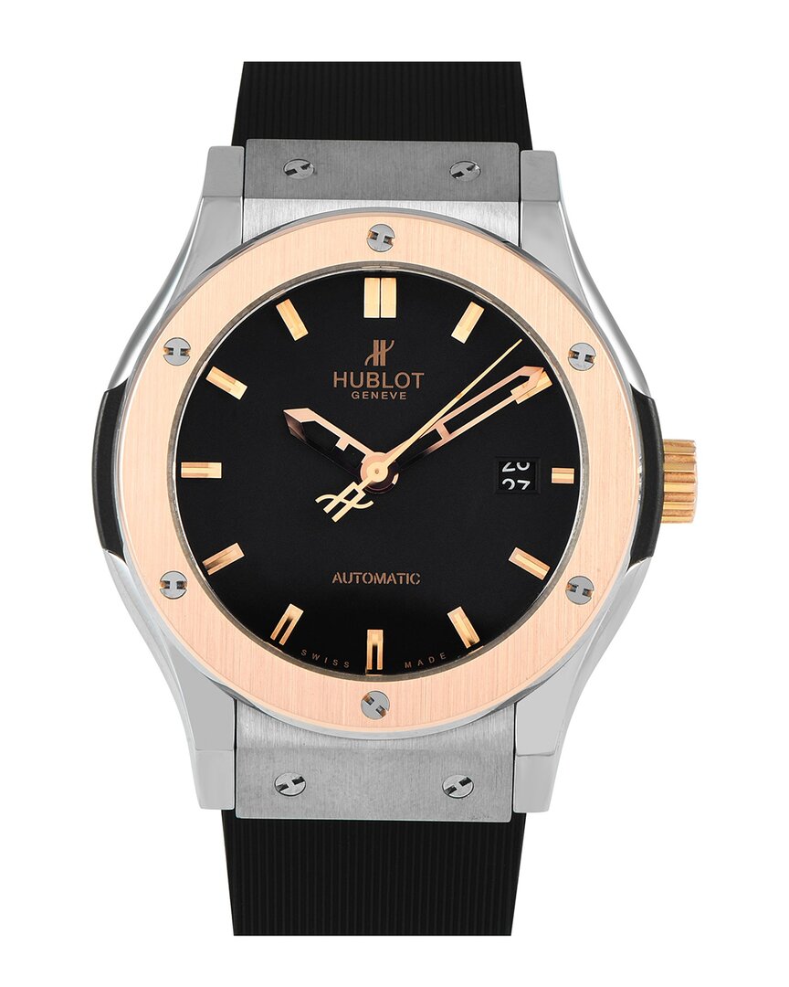 Hublot Men's Watch (authentic Pre-loved) In Black