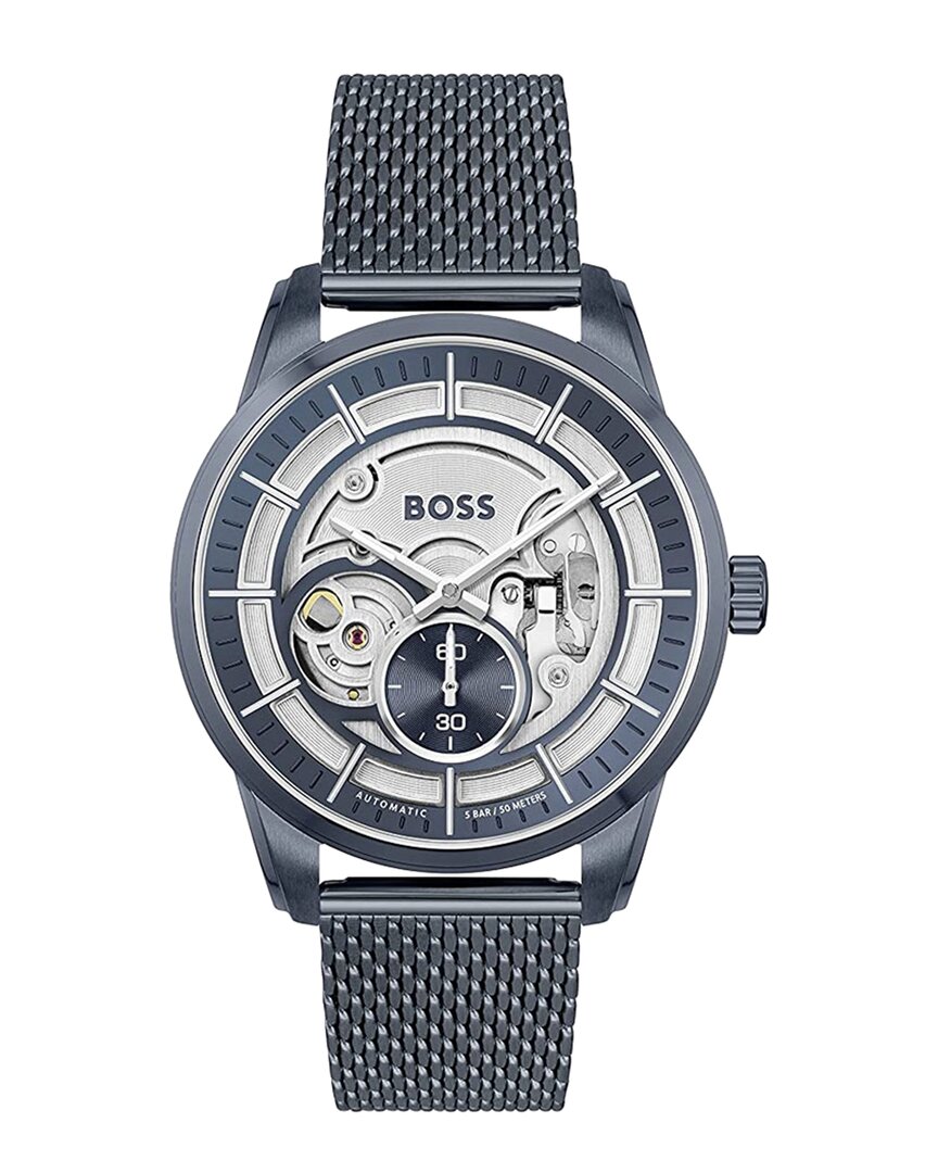 Hugo Boss Men's 1513946 Sophio 42mm Quartz Watch In Blue
